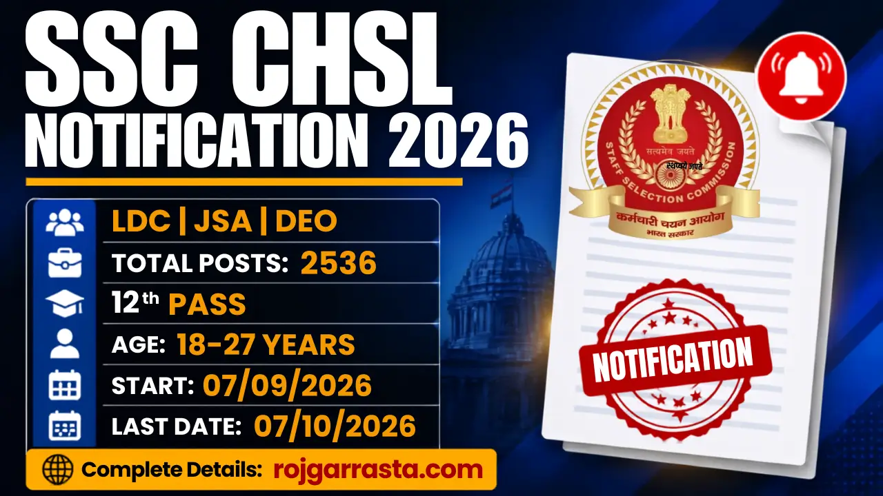 SSC CHSL Notification 2026