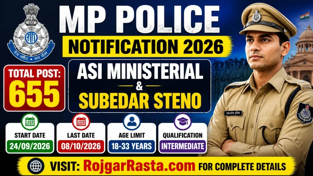 MP Police Subedar and ASI Notification 2026