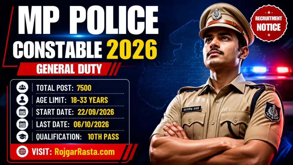 MP Police Constable GD Notification 2026